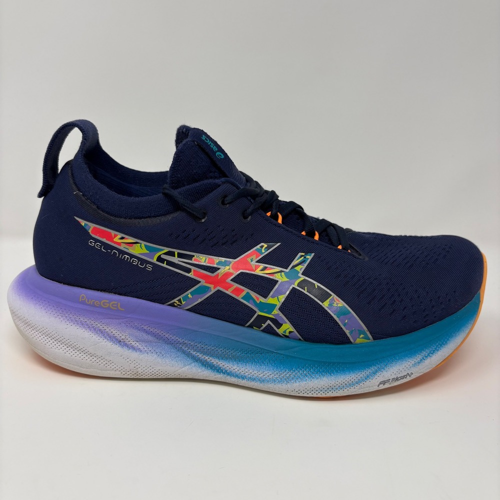 ASICS Gel-Nimbus 25 Women's Size 8.5 Navy Running Shoes (1012B438)
